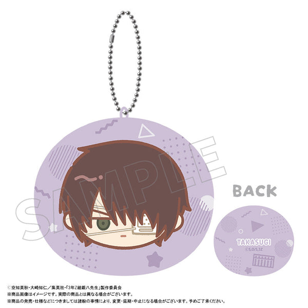 『3年Z組銀八先生』ゆるころフェイス ミニクッションキーホルダー E 高杉晋助